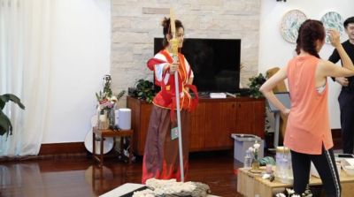 《妻子4》张歆艺哪吒造型公开，袁弘喊话“想你时，你在闹海”